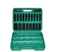 DaMohony Impact Socket Set 1/2 Inch, 20PCS Deep Metric Sockets 8-32mm, CR-V Steel Drive Master Set for Electric Wrench, Drill, Auto Repair & DIY Tools