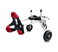 DAMOIFFP Dog Wheelchair For Back Legs Adjustable Pet Wheelchair Aluminum Alloy Doggie Wheelchair For Small/medium Dogs Walk Tool