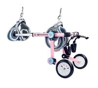 DAMOIFFP Pet Wheelchair Adjustable Dog Wheelchair For Back Legs Walk Tool For Hind Legs Pet Rehabilitation Wheelchair