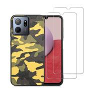 DAMONDY for Cellular Speakeasy Smart Case Compatible for IRIS Connect 2 Phone Case Cover with 2 Pack Screen Protector,Slim Anti-Slip Camouflage for Women Men, Soft TPU Anti-Scratch Trendy -Yellow