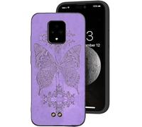 DAMONDY for Sonim XP Pro 5G Case Compatible for Sonim XP Pro 5G Phone Case Cover Cute 3D Flower Butterfly for Women Soft TPU Shockproof Full Body -Purple