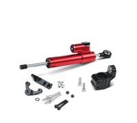 Damper Directional For Hyperstrada 821 939 SP Motorcycle Accessories Damper Stabilizer Adjustable Steering Buffer Kit(A Set - Red)
