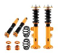 Damper For BMW 3 Series E36 24 Ways Adjustable Suspension Struts Shock Absorber Coilovers With Adjustable Damper Shock Absorber(Gold)