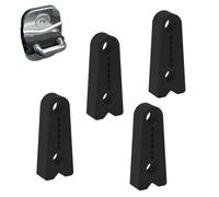 Damper for car doors, high elasticity and secure hold, protective cover for the car door lock, for minivans, saloons, trucks, commuting, short distances, city trips and