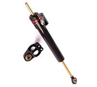 Damper Stabilizer 345 MM Motorcycle Accessories Universal Adjustable Stabilizer Steering Damper Safety Control Buffer(345MM-Black)