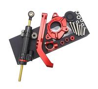 Damper Stabilizer For Z1000 2014 2015 2016 2017 2018-2019 Motorcycle Adjustable Steering Damper Stabilizer Bracket Mounting Kit CNC Aluminum Alloy Steering Damper(Ivory)