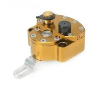 Damper Stabilizer Motorcycle Accessories Universal Adjustable Reversed Safety Control Steering Damper Stabilizer Buffer(Type B YELLOW)