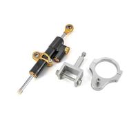 Damper Steering Motorcycle Accessories Steering Stabilizer Damper Bracket Kit For TIGER 900 GT For RALLY For Tiger 850(YELLOW WHITE Set)