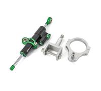 Damper Steering Motorcycle Accessories Steering Stabilizer Damper Bracket Kit For TIGER 900 GT For RALLY For Tiger 850(Green WHITE Set)