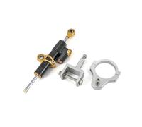 Damper Steering Motorcycle Accessories Steering Stabilizer Damper Mounting Bracket Kit For TIGER 900 GT For RALLY For Tiger 850(YELLOW WHITE Set)