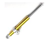 Damper Steering Motorcycle Accessories Universal 330MM Shock Absorber Direction Damper Fork Stabilizer Steering Damper Buffer(YELLOW)