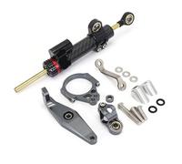 Damper Steering Motorcycles Accessories Steering Stabilize Damper Bracket Mount Kit For MT09 For Mt09 SP For MT09 SP 2021 2022 2023(Gray 1 set - B)