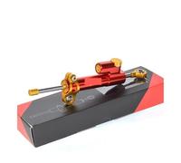Damper Steering Motorcycles Adjustable Steering Stabilize Damper Bracket Mount Kit For Africa For Twin For CRF1000L For CRF1100L 2018 2019(Red yallow)