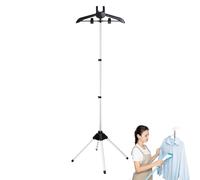 Dampfständer - Kleiderständer | Kleiderbügel | Handdampfbügelständer | Bodenstehender Kleiderbügel zum Bügeln, Länge verstellbar | Klappbarer Kleiderständer für Zuhause, Hotel, Schneiderei, Bekleidung