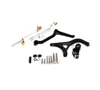 Damping Motorcycle Steering Damping Stabilizer Kit For Ducati Multistrada MTS V4 RALLY Pikes Peak Titanium Ruler Directional Bracket Steering Control Bracket(Color 2)