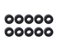 Damping Rubber Mount Pad 25 X 10 Mm Round, Inner Diameter 12mm | Round Pad for Mechanical Mounting Repair Cushioning General Equipment Point Replacement Use