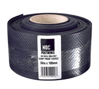 100mm x 30 Metre Roll Damp Proof Course DPC Conforms to BS6515, CE Mark to EN 14909'