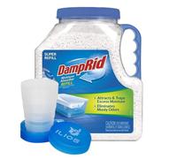 DampRid Moisture Absorber Refill Container 7.5 lb - Fragrance Free Odor and Moisture Absorber for Basements, Closets & Storage Spaces - High-Capacity Humidity Control, 1 Pack - Ilios Packaging