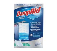 DampRid Pure Linen Hanging Moisture Absorber, 16 oz., 3 Pack - Eliminates Musty Odors for Fresher, Cleaner Air, Ideal Moisture Absorbers for Closet, 14% More Moisture Absorbing Power*