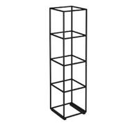 Dams International Flux Metal Modular Shelving Unit 420 x 420 x 1,645 mm Black