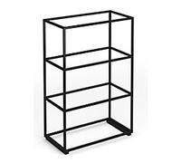 Dams International Flux Metal Modular Shelving Unit 820 x 420 x 1,245 mm Black