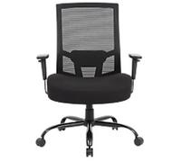 Dams International Isla Operator Chair Height-Adjustable Armrest Black 740 x 665 x 1,100 mm