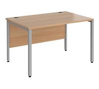 Dams International Maestro 25 Bench Desk Beech H-Frame 1,200 (W) x 800 (D) x 725 (H) mm Wood
