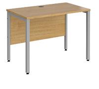 Dams International Maestro 25 Bench Desk Oak H-Frame 1,000 (W) x 600 (D) x 725 (H) mm Wood