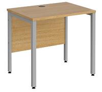Dams International Maestro 25 Bench Desk Oak H-Frame 800 (W) x 600 (D) x 725 (H) mm Wood