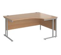 Dams International Maestro 25 Right Hand Corner Desk Beech Cantilever 1,600 (W) x 1,200 (D) x 725 (H) mm Wood