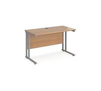 Dams International Maestro 25 Straight Desk Rectangular Beech Cantilever 1,200 (W) x 600 (D) x 725 (H) mm Beech Wood