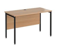 Dams International Maestro 25 Straight Desk Rectangular Beech H-Frame 1,200 (W) x 600 (D) x 725 (H) mm Wood