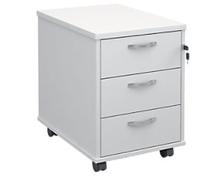Dams International Mobile Pedestal 3 Drawers Lockable 426 x 600 x 567 mm