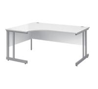 Dams International Momento Left Hand Corner Desk Corner Cantilever 1,600 (W) x 1,200 (D) x 725 (H) mm MFC (Melamine Faced Chipboard)