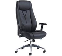 Dams International Odessa Executive Chair Height-Adjustable Armrest Black 670 x 670 x 1,260 mm
