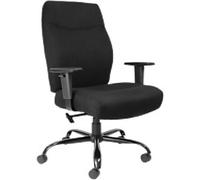 Dams International Porter Operator Chair Height-Adjustable Armrest Black 700 x 710 x 1,125 mm