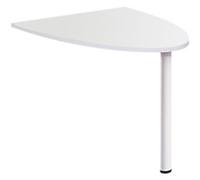 Dams International Reception Unit White 1,000 x 800 x 752 mm