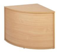 Dams International Tamar Corner Link Reception Counter Brown 800 x 800 x 742 mm