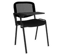 Dams International Taurus Meeting Chair Fixed Armrest Black 590 x 540 x 810 mm