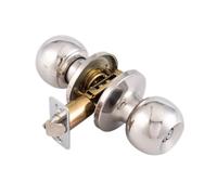 DAMSecure Entrance Door Knob Kit, Perfect for Rooms requiring Extra Security at The Home, Office, or Workplace. Polished Stainless Steel