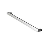 DAMSLY Bathroom Door Handle Stainless Steel, Interior Shower Screen Grab Bar Knob Polish Chrome Single Side Door, Push and Pull Door Handle with Accessories (Size : 400mm-430mm)