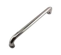 DAMSLY Bathroom Glass Door Handle Stainless Steel，Shower Screen Push and Pull Grab Bar Towel Bar，Glass Door Handle Silver Sets Replacement (Size : 450mm-475mm)