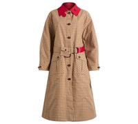 Damson Madder Women's Anja Reversible Honey Trench Coat Tan