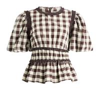 Damson Madder Women's Everly Ruffle Blouse Butter