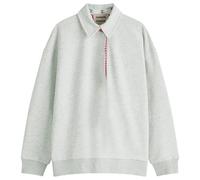 Damson Madder Women's Fifi Rugby Polo Top Grey