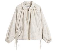 Damson Madder Women's Lailah Lightweight Bomber Jacket Oyster UK 10