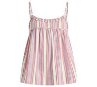 Damson Madder Women's Mafalda Ruffle Neck Top Pink