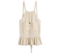 Damson Madder Women's Nonna House - Ercu Filet Lace Apron Ecru
