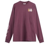 Damson Madder Women's Paper Cut Gals Long Sleeve T-Shirt Fig