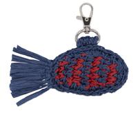 Damson Madder Women's Raffia Fish Bag Charm Multi